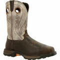 Durango Maverick XP Composite Toe Met-Guard Ventilated Western Work Boot, DARK BROWN/FOG, W, Size 13 DDB0331